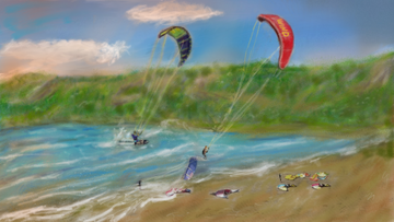 Kite Surf (21x29,7 cm)