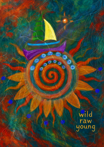 Güne Açılan Yelken (21x29,7 cm)